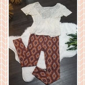 LuLaRoe EUC OS Leggings